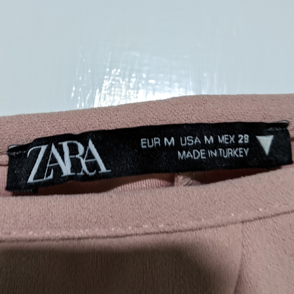 Zara Pink Off The Shoulder Formal Dress Sz Medium - Picture 4 of 5